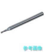 三菱K CRN2MBR0040S04 2枚刃CRN上塗り銅電極処理用 超硬ボールエンドミルミディアム刃長(M)0.8粍 花・ガーデン・DIY-切削・研削工具用アクセサリー