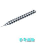 三菱K CRN2XLBR0020N010S04 2枚刃CRN上塗り銅電極製作用ロング素っ首 超硬ボールエンドミル0.4粍