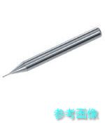 三菱K CRN2XLBR0025N030S04 2枚刃CRN上塗り銅電極製作用ロング素っ首 超硬ボールエンドミル0.5粍