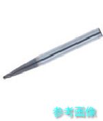 三菱K VC4STBR0100T0500N15 4枚刃ミラクルテーバ刃 超硬ボールエンドミルショット刃長(S)2mm