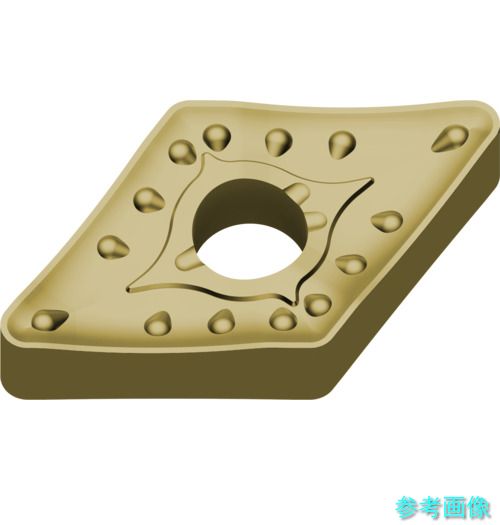 三菱 DNMM150412-HZ(MC6135) M級挟みいれる 鋼 P種 ISO挟みいれる ネガ 55°斜方形 重減ずる 穴付き添い人不活溌 MC6135 【10個】