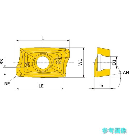 三菱 AOMT184820PEER-M(MV1030) 転削処理用コーテッド超硬材種“MV1000つづき物” MV1030 【10個】