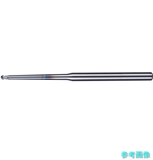 NS MRBTNH230 R0.05X3 X0.5 無限コーティングプレミアムロングテーパーネック2枚刃ボールエンドミル 【1個】