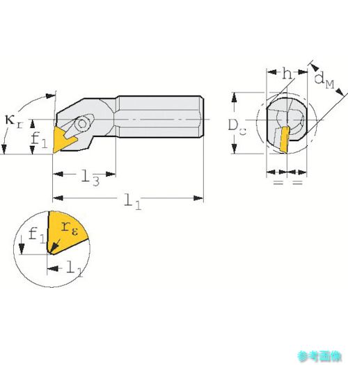 SANDVIK S25T-CTFPR 16 T-Max S ポジチップ用ボーリングバイト(210) 【1個】