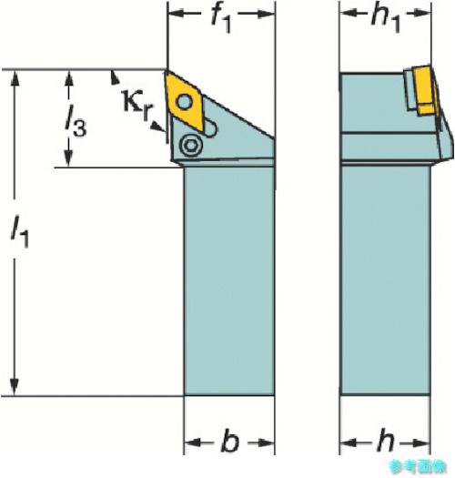 SANDVIK PDJNL 3232P 15 T-Max P ネガチップ用シャンクバイト(210) 【1個】