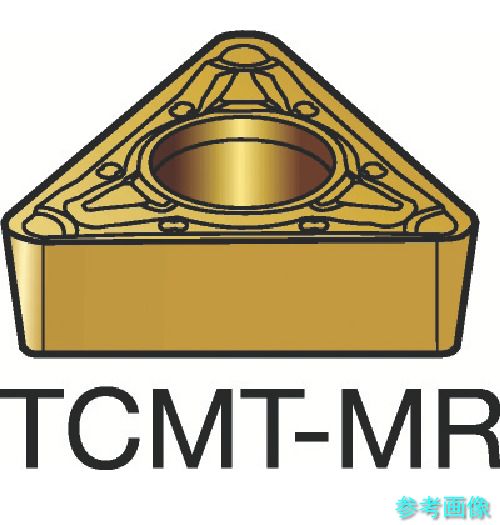 SANDVIK TCMT 16 T3 08-MR(2025) コロターン107 旋削用ポジチップ(120) 2025 【10個】｜イーキカイ　店