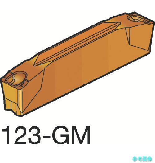 SANDVIK N123G2-0300-0003-GM(2135) コロカット1・2 溝入れ加工用チップ(320) 2135 【10個】