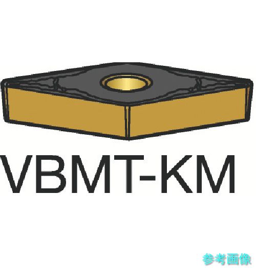 SANDVIK VBMT160408-KM(3210) コロターン107 旋削用ポジチップ(120) 3210 【10個】｜イーキカイ　店