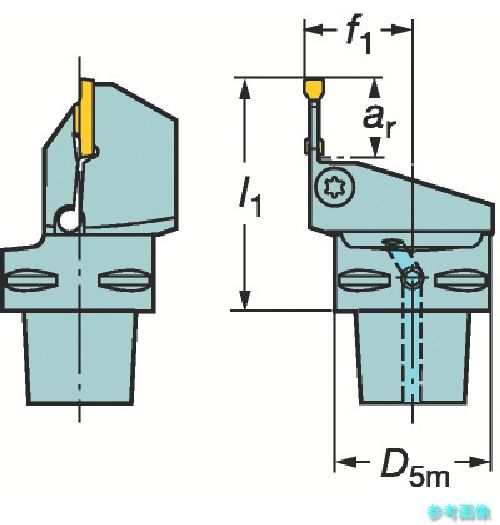 SANDVIK C4-RF123T06-27060BM コロマントキャプト コロカット3用カッティングヘッド(410) 【1個】