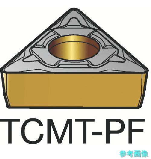 SANDVIK TCMT 06 T1 02-PF(1515) コロターン107 旋削用ポジ手当て(120) 1515 【10個】