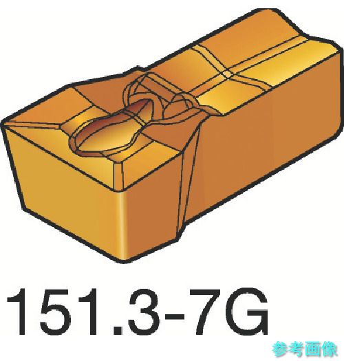 SANDVIK N151.3-400-30-7G(1145) T-Max Q-カット 突切り・溝入れチップ(310) 1145 【10個】|イーキカイ 店