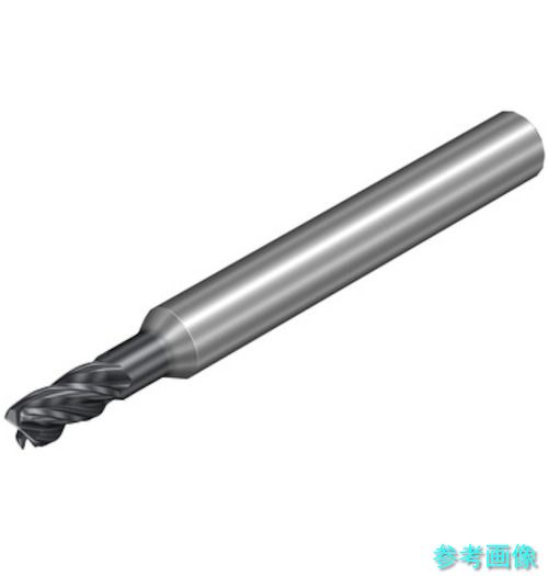 SANDVIK 1K334-0400-050-XC(1730) コロミルDura一般加工用超硬エンドミル(732) 1730 【1本】