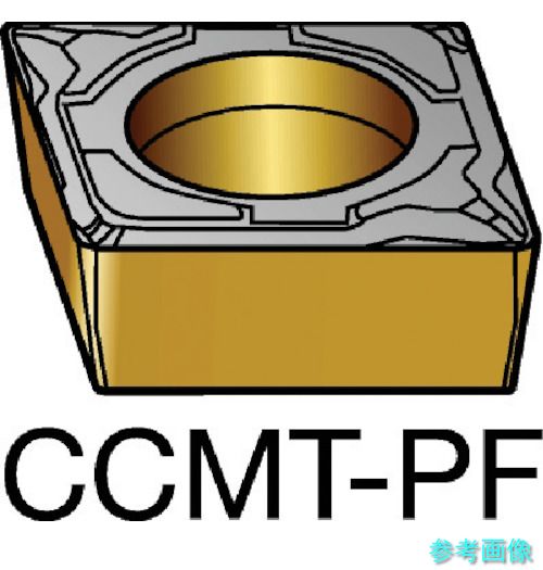 SANDVIK CCMT 12 04 04-PF(1515) コロターン107 旋削用ポジチップ(120) 1515 【10個】|イーキカイ 店