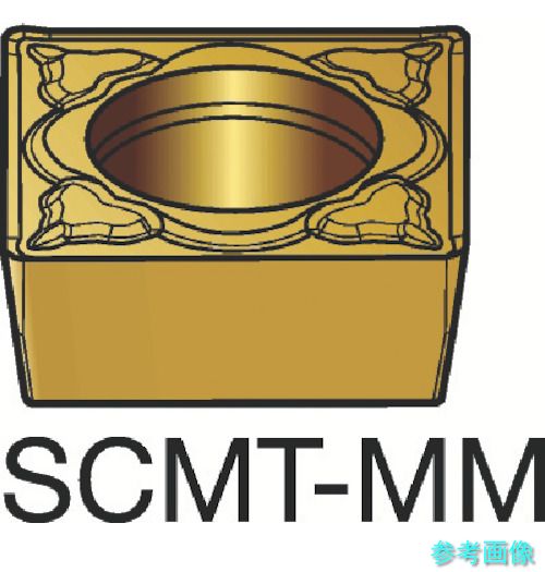 SANDVIK SCMT 09 T3 08-MM(1105) コロターン107 旋削用ポジチップ(120) 1105 【10個】