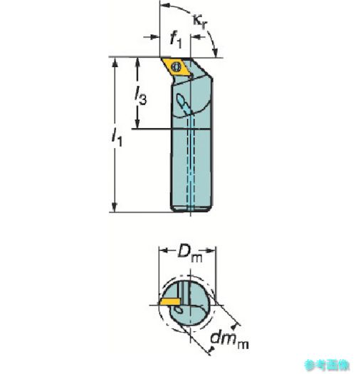 SANDVIK A20S-SDUPR 11-R コロターン111 ポジチップ用ボーリングバイト(480) 【1個】 19,593円