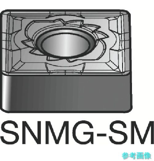 SANDVIK SNMG 15 06 12-SM T-Max P 旋削用ネガチップ(110) 【10個】