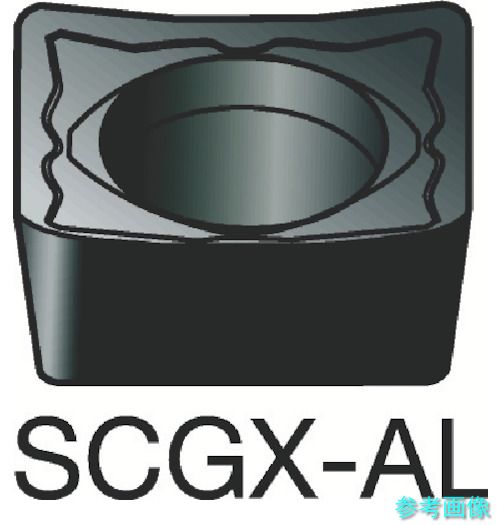SANDVIK SCGX 09 T3 08-AL(H10) コロターン107 旋削用ポジ手当て(130) H10 【10個】