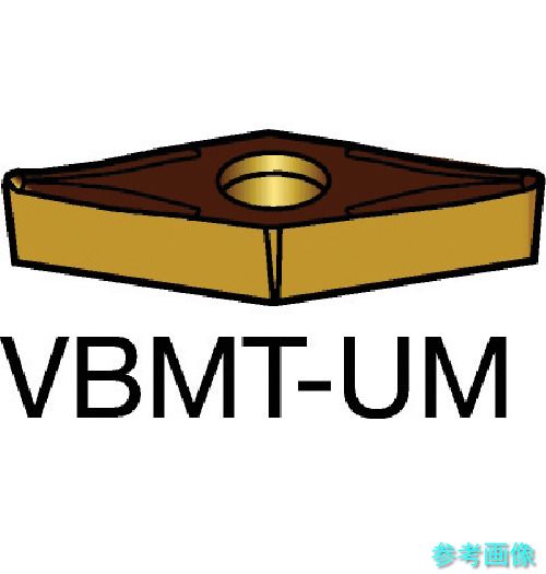 SANDVIK VBMT 16 04 04-UM(2025) コロターン107 旋削用ポジチップ(130) 2025 【10個】 17,029円