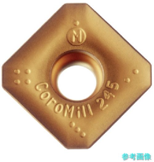 SANDVIK R245-12 T3 M-KM(K20W) コロミル245 フライス加工用チップ(350) K20W 【10個】 15,957円