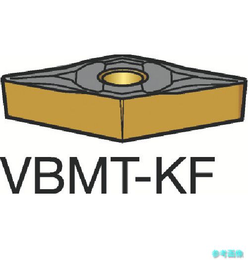 SANDVIK VBMT 16 04 08-KF(H13A) コロターン107 旋削用ポジチップ(120) H13A 【10個】