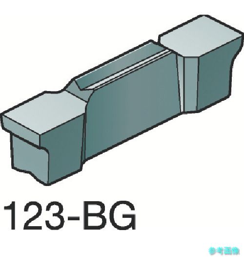 SANDVIK N123E2-0270-0002-BG(H13A) コロカット1・2 突切り加工用チップ(320) H13A 【10個】