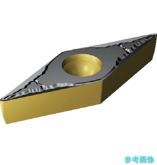 SANDVIK VBMT 16 04 04-MM(2220) コロターン107 旋削用ポジチップ(122) 2220 【10個】
