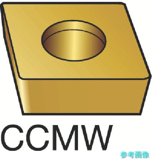 (SANDVIK) CCMW 09 T3 04(H13A) コロターン107 旋削用ポジ心付け(130) H13A 【10個】