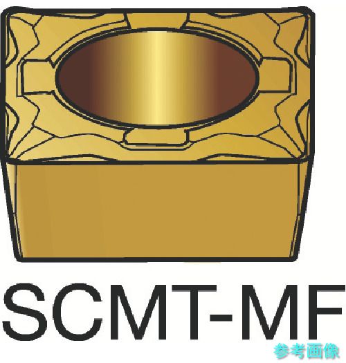(SANDVIK) SCMT 09 T3 08-MF(1115) コロターン107 旋削用ポジ心付け(120) 1115 【10個】