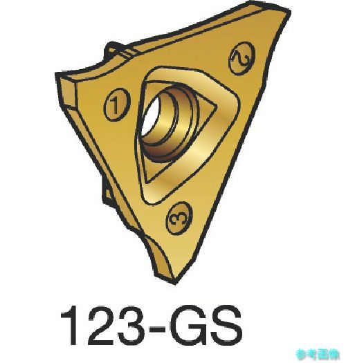 (SANDVIK) N123U3-0090-0000-GS(1125) コロカット3 溝入れ加工用チップ(320) 1125 【10個】