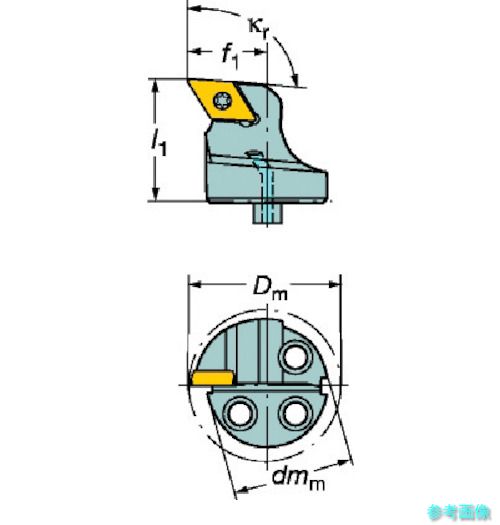 (SANDVIK) 570-SDUCL-40-11 コロターンSL コロターン107用切り立てる頭顱(410) 【1個】