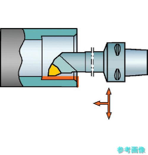 (SANDVIK) C4-MWLNL-17090-06M1 コロマントキャプト T-Max P用切り立てる頭顱(410) 【1個】