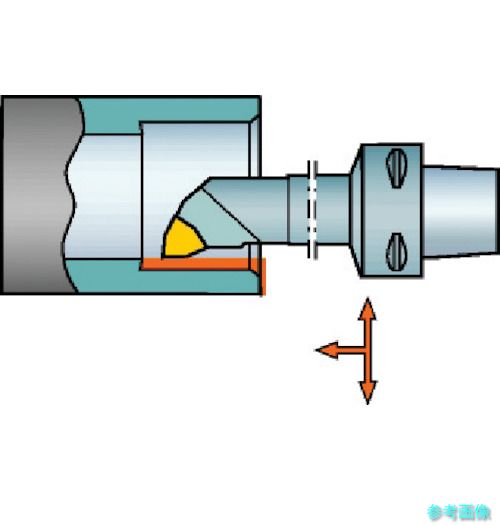 (SANDVIK) C4-MWLNL-17090-08 コロマントキャプト T-Max P用切り立てる頭顱(410) 【1個】