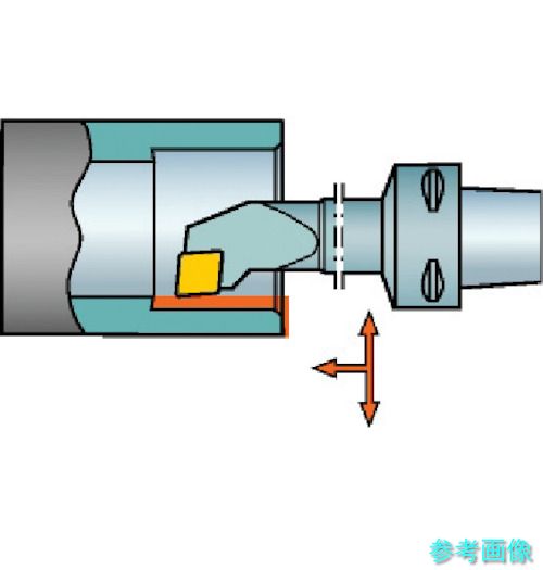 (SANDVIK) C4-SCLCL-13080-09 コロマントキャプト コロターン107用切り立てる頭顱(410) 【1個】