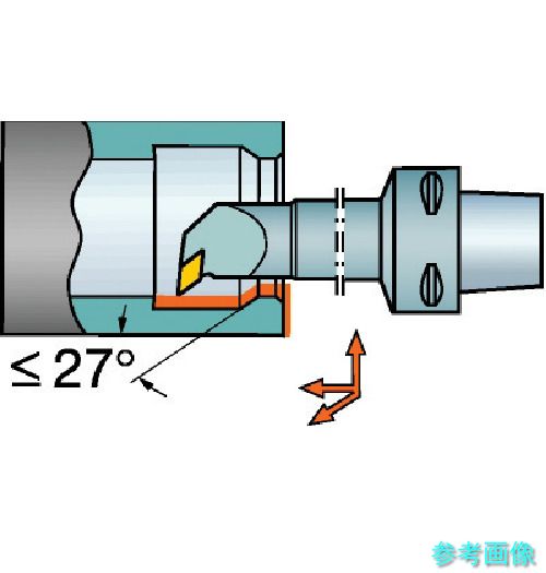 (SANDVIK) C4-SDUCR-13080-11 コロマントキャプト コロターン107用切り立てる天々(410) 【1個】