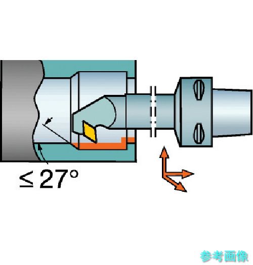 (SANDVIK) C4-SDUCR-15080-07X コロマントキャプト コロターン107用切り立てる頭顱(410) 【1個】