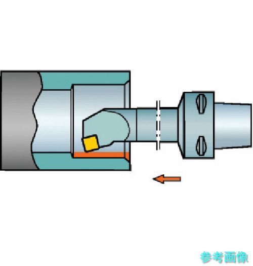 (SANDVIK) C4-SSKCR-13080-09 コロマントキャプト コロターン107用切り立てる頭顱(410) 【1個】