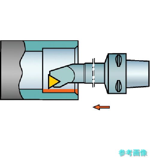 (SANDVIK) C4-STFCR-11070-11 切り立てる頭顱(410) 【1個】