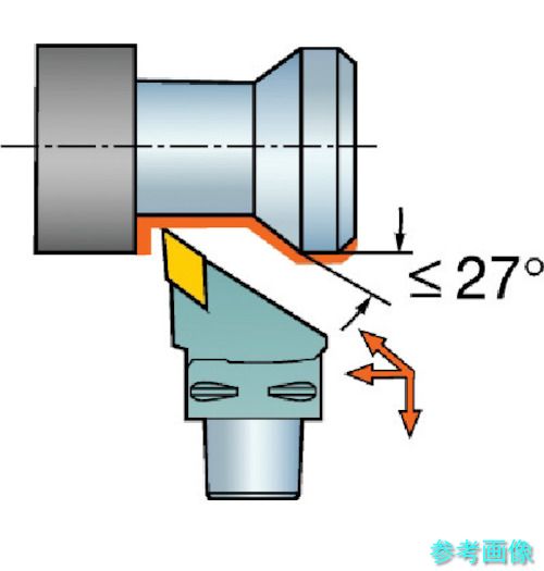 (SANDVIK) C6-DDJNR-45065-1504 コロマントキャプト コロターンRC用カッティングヘッド(410) 【1個】