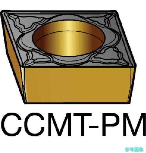 (SANDVIK) CCMT 12 04 04-PM(5015) コロターン107 旋削用ポジ心付け(120) 5015 【10個】
