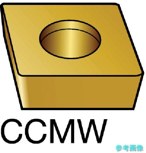 (SANDVIK) CCMW 09 T3 08FP(CD10) コロターン107 旋削用ダイヤモンドポジチップ(630) CD10 【5個】