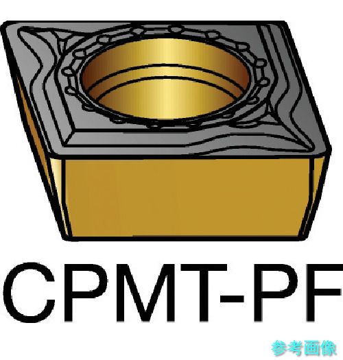 (SANDVIK) CPMT 06 02 02-PF(5015) コロターン111 旋削用ポジチップ(120) 5015 【10個】