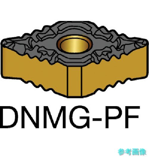 (SANDVIK) DNMG 11 04 12-PF(1525) T-Max P 旋削用ネガ心付け(110) 1525 【10個】