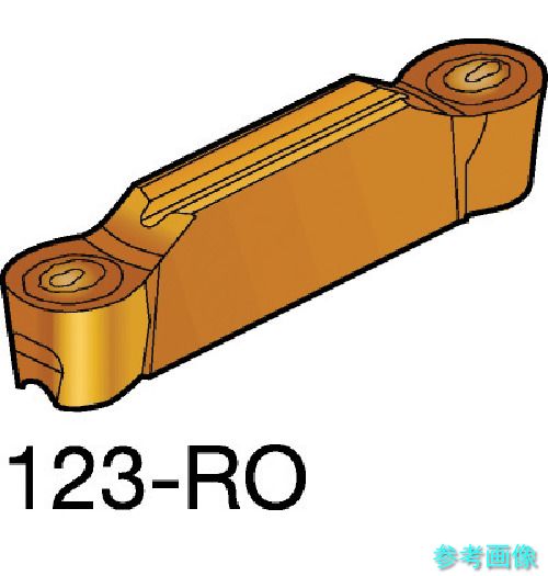 (SANDVIK) N123E2-0200-RO(S05F) コロカット1・2 倣い加工用チップ(320) S05F 【10個】