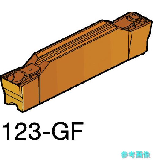 (SANDVIK) N123E2-0224-0002-GF(1105) コロカット1・2 溝入れ加工用チップ(320) 1105 【10個】|イーキカイ 店