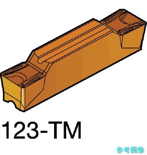 (SANDVIK) N123K2-0600-0008-TM(1105) コロカット1・2 旋削加工用チップ(320) 1105 【10個】