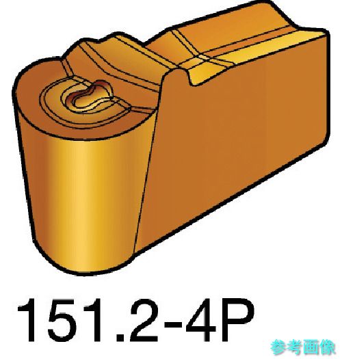 (SANDVIK) N151.2-A250-50-4P(H13A) T-Max Q-カット 突切り・溝入れチップ(310) H13A 【10個】