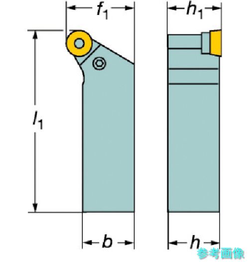 (SANDVIK) PRGNL 4040S 25 T-Max P ネガ心付け用シャンクバイト(210) 【1本】