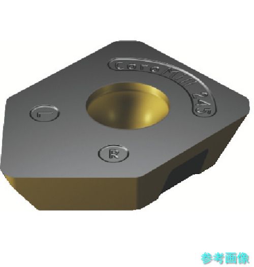 (SANDVIK) R245-12 T3 E-W(3330) コロミル245 フライス加工用チップ(350) 3330 【10個】|イーキカイ 店