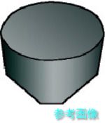(SANDVIK) RPGX 09 07 00T01020(6060) T-Max 旋削用ポジ心付け(615) 6060 【10個】