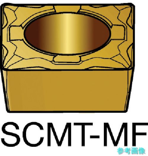 (SANDVIK) SCMT 09 T3 08-MF(1125) コロターン107 旋削用ポジチップ(120) 1125 【10個】